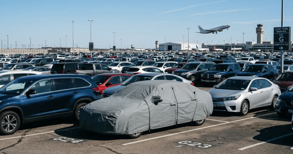airport parking car cover