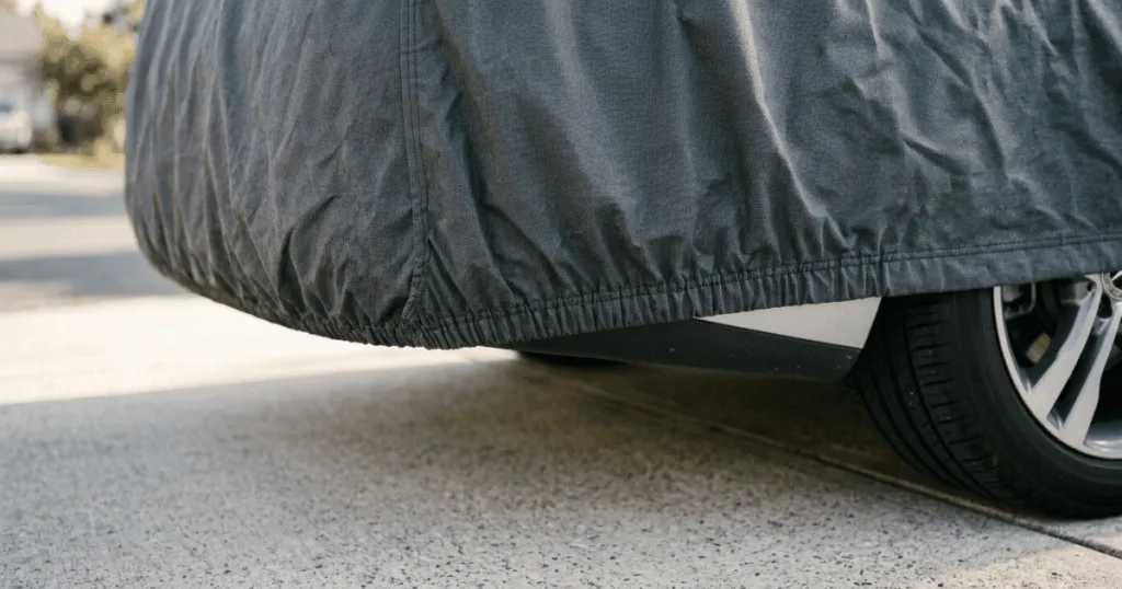 car cover elastic hem