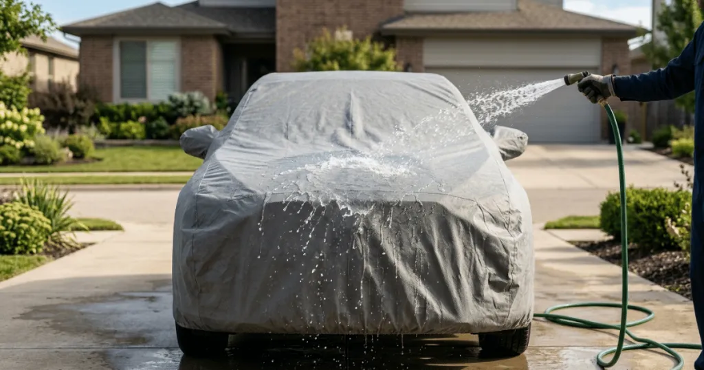 car cover washing instructions