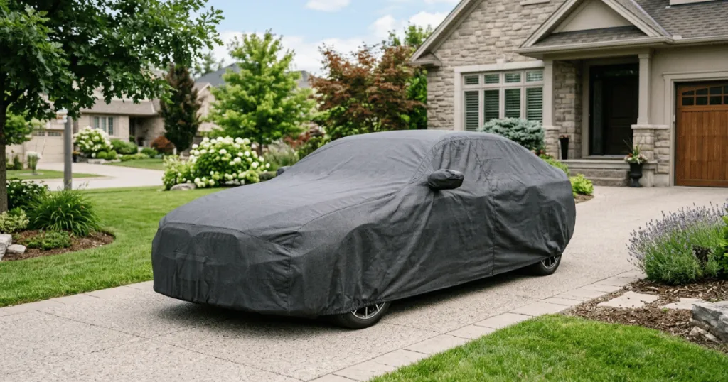 driveway parking car cover