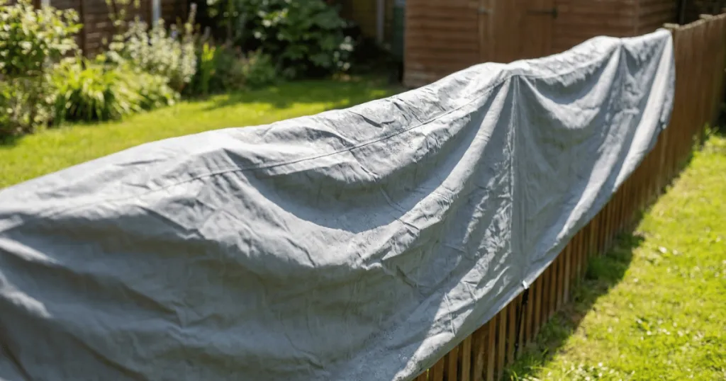 how to dry a car cover?
