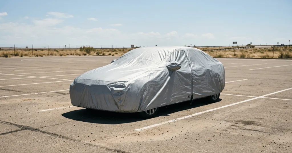 open lot parking car cover