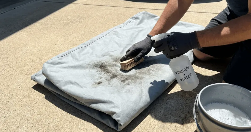 remove mold from car cover
